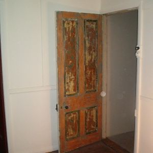 stripped door