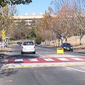 Pedestrian crossing after "improvements"