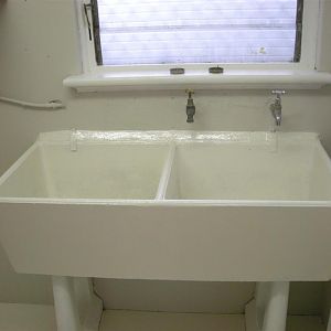 laundry trough after