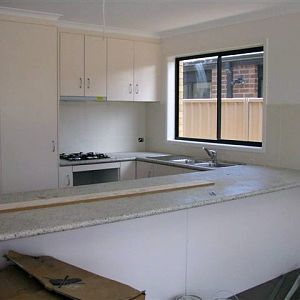kitchen of latest construction