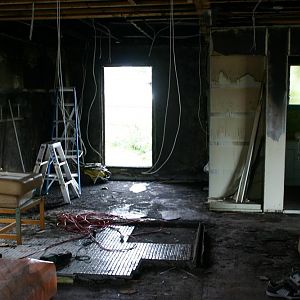 Laundry and burnt room