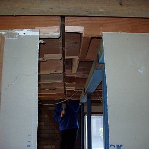 Termite damage behind walls that appeared fine