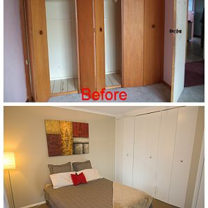 Before and after pics from our July 2013 reno in Tassie