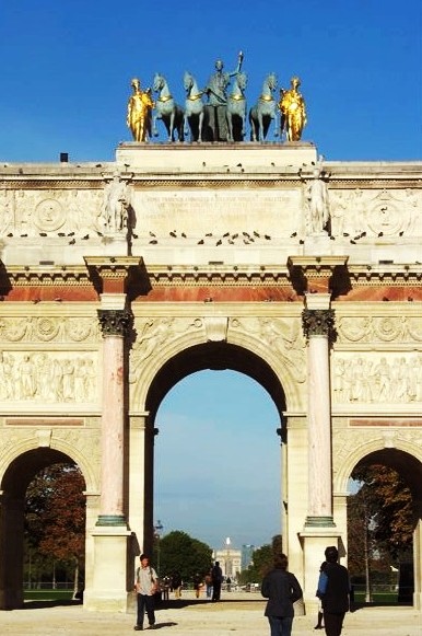 Arc de Triomphe du Carrousel..Paris, France.