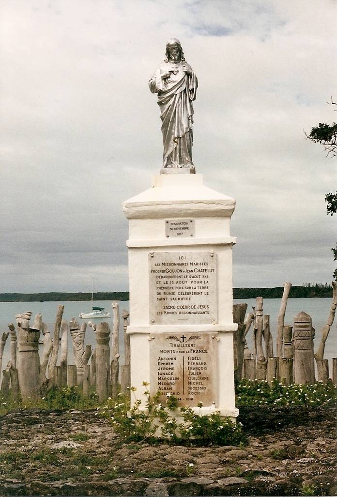 close up of monument