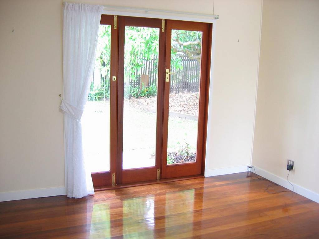 French doors from lounge